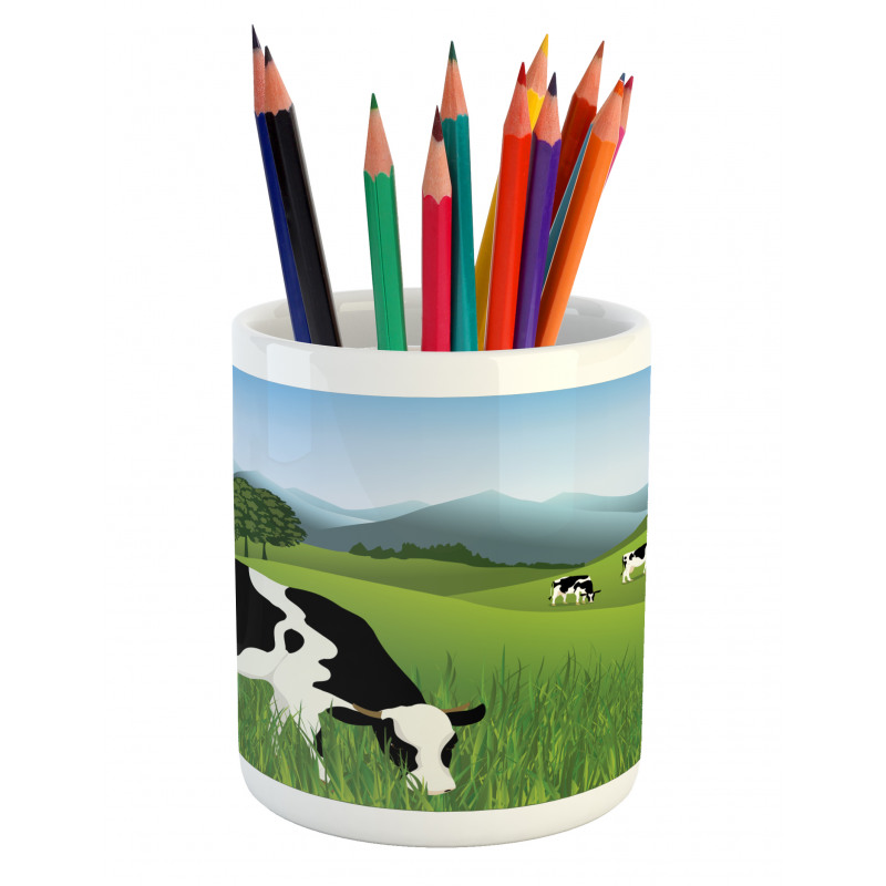 Agriculture Landscape Pencil Pen Holder