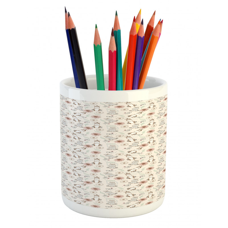 Nursery Background Theme Pencil Pen Holder