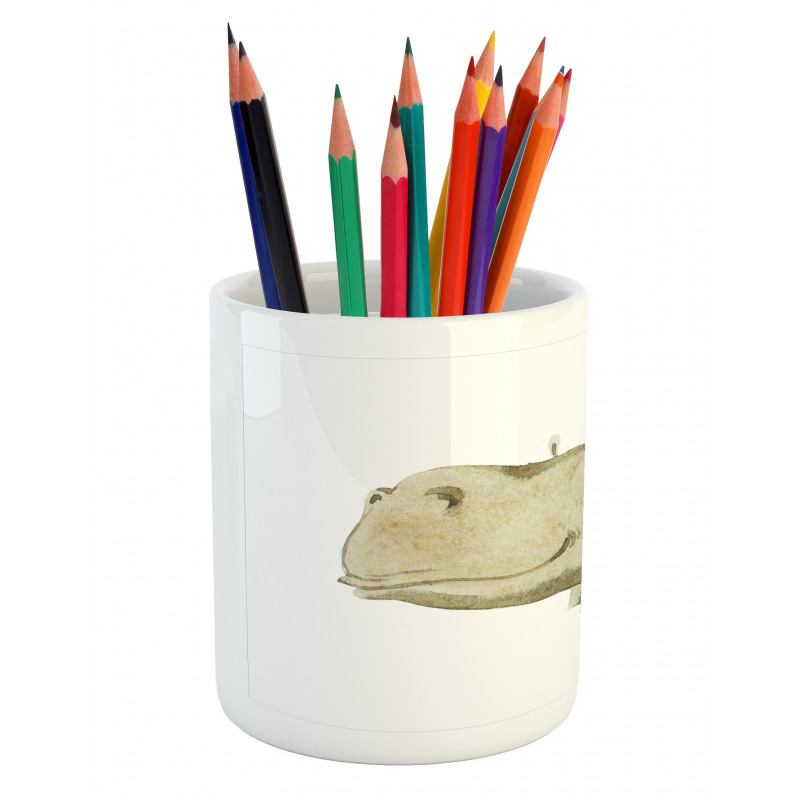 Watercolor Style Baby Pencil Pen Holder