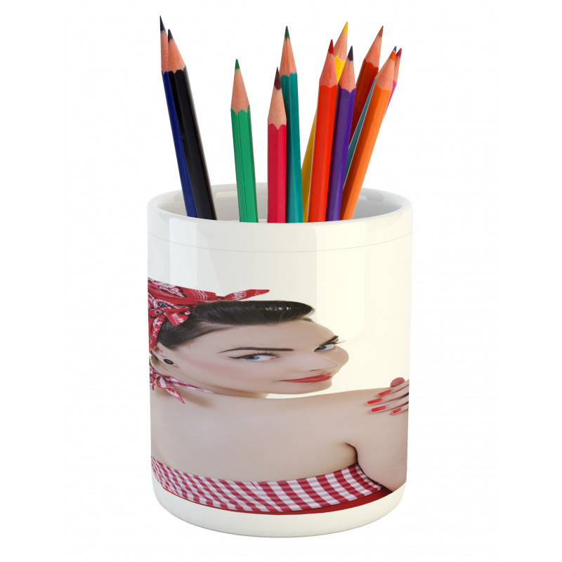 Halter-Neck Bikini Lady Pencil Pen Holder