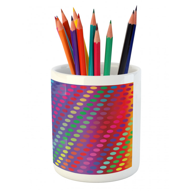 Gradient Shaded Backdrop Pencil Pen Holder