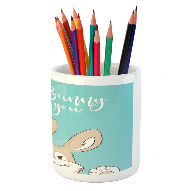 Some Bunny Loves You Pencil Pen Holder