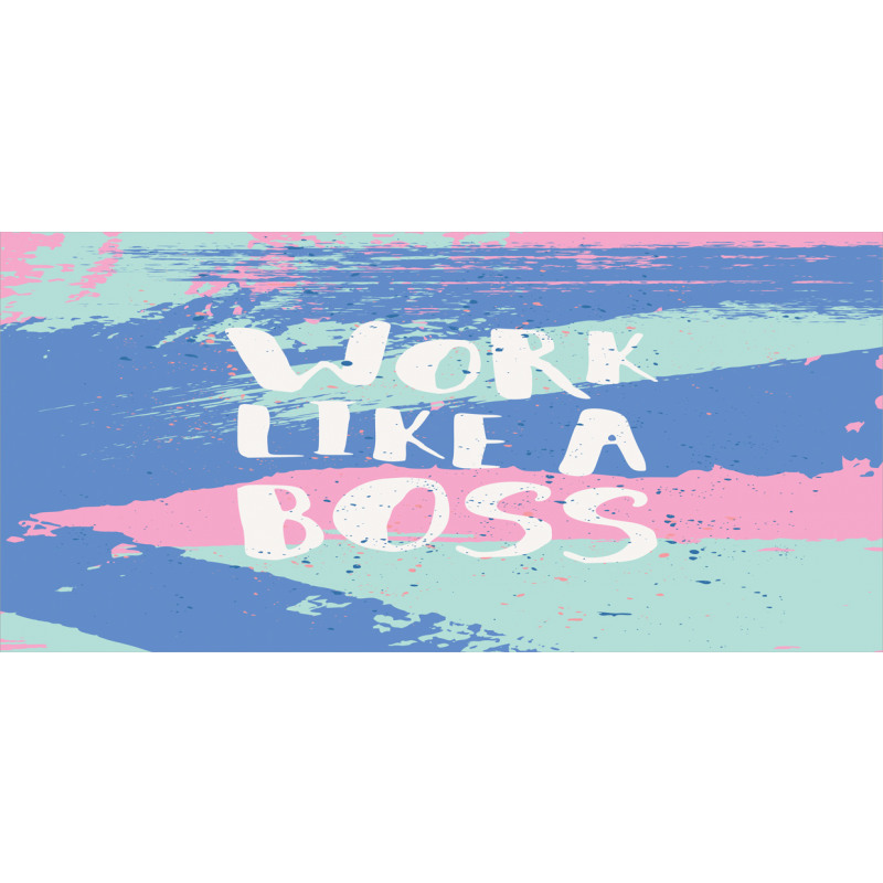 Work Like a Boss Pastel Pencil Pen Holder