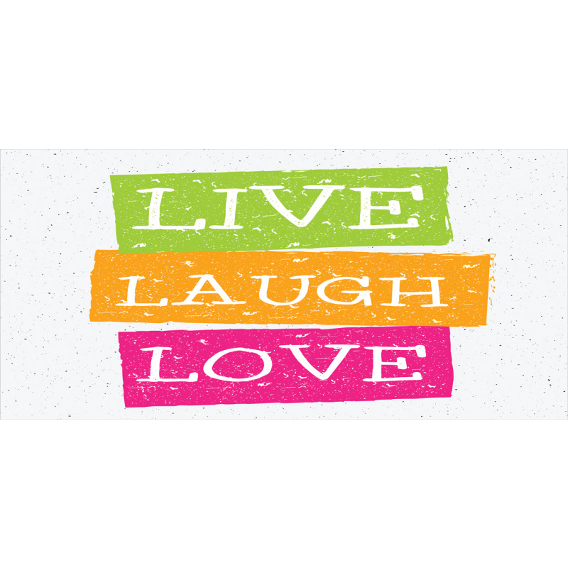 Live Laugh Love Vibrant Pencil Pen Holder