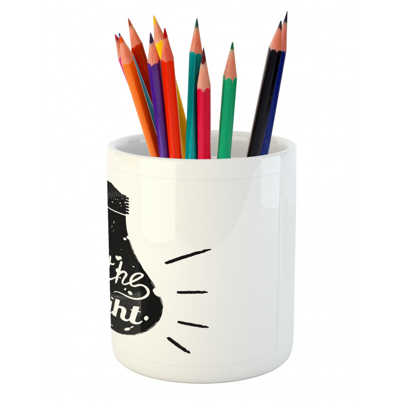 Text on Home Appliance Pencil Pen Holder