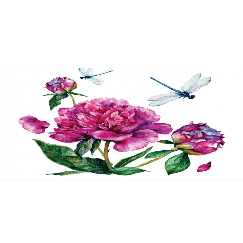 Peonies and Dragonflies Pencil Pen Holder