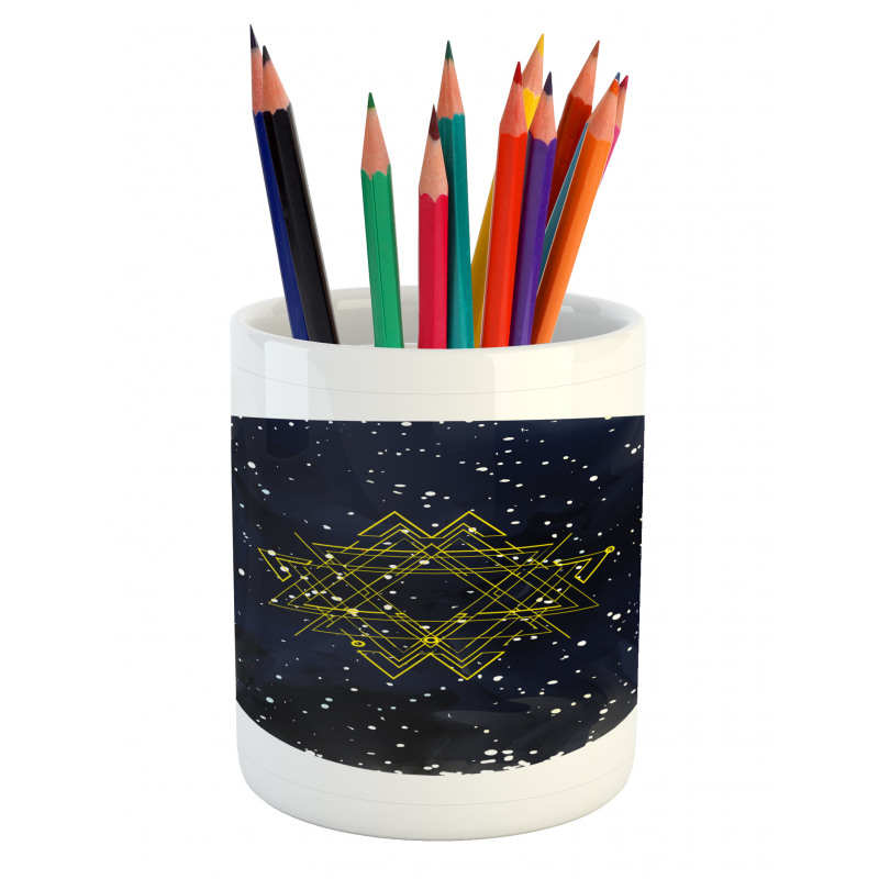 Starry Milky Way Pencil Pen Holder