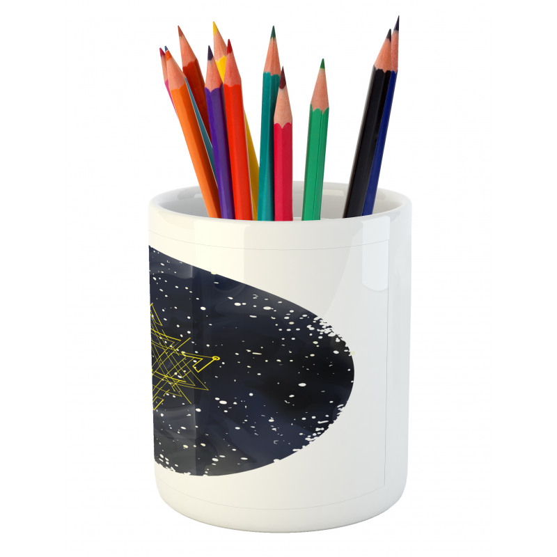 Starry Milky Way Pencil Pen Holder