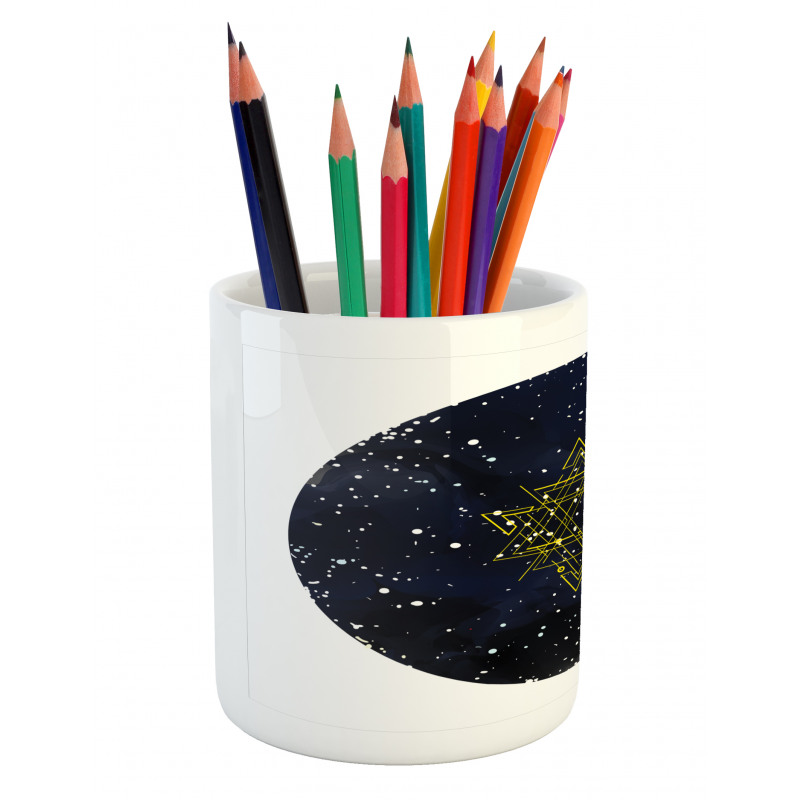 Starry Milky Way Pencil Pen Holder