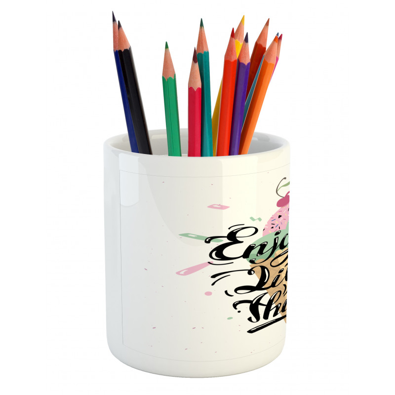 Ice Cream on the Cone Pencil Pen Holder