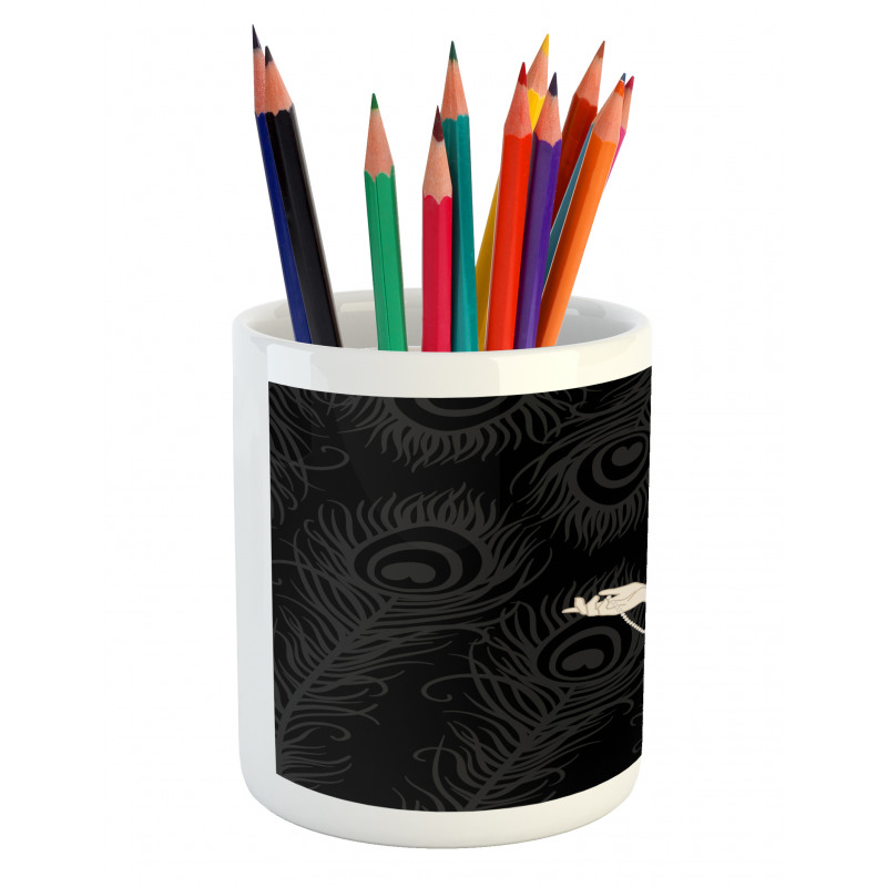 Art Deco Design Pencil Pen Holder