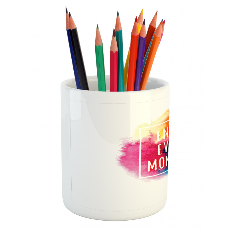 Colorful Dust Clouds Pencil Pen Holder