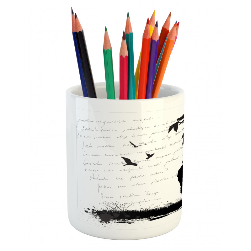 Couple Romance Theme Pencil Pen Holder