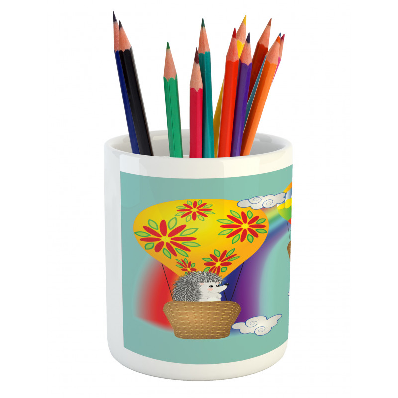 Animals in Balloons Pencil Pen Holder