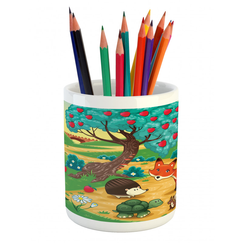 Woodland Happy Animals Pencil Pen Holder