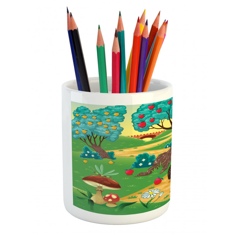 Woodland Happy Animals Pencil Pen Holder