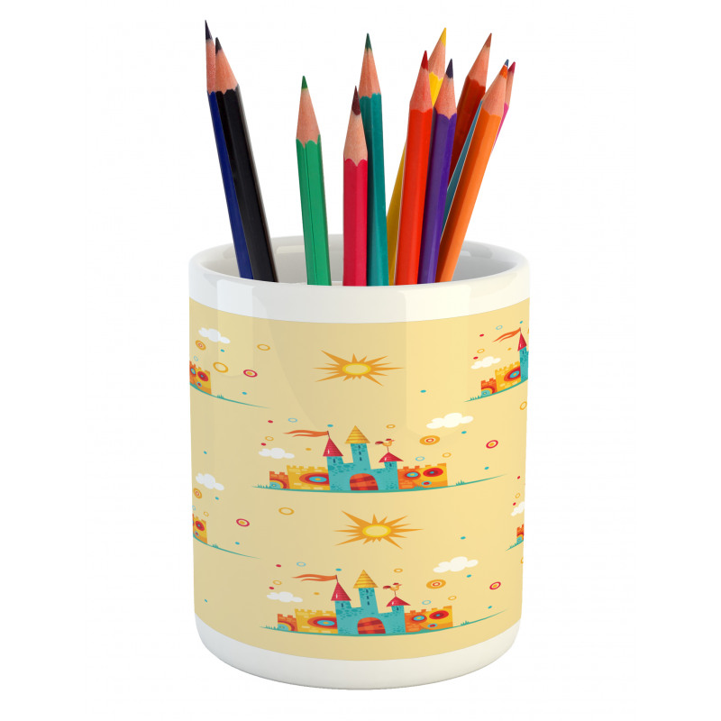 Medieval Castle Pencil Pen Holder