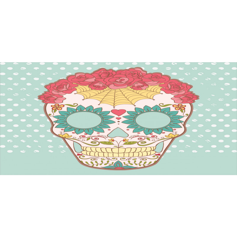 Floral Lady Skull Pencil Pen Holder