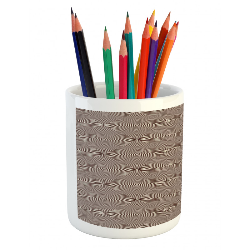 Zebra Stripes Print Pencil Pen Holder