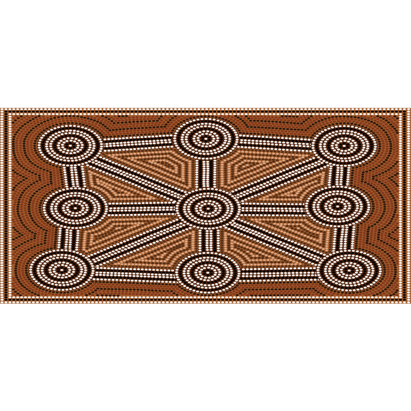 Aboriginal Patterns Pencil Pen Holder