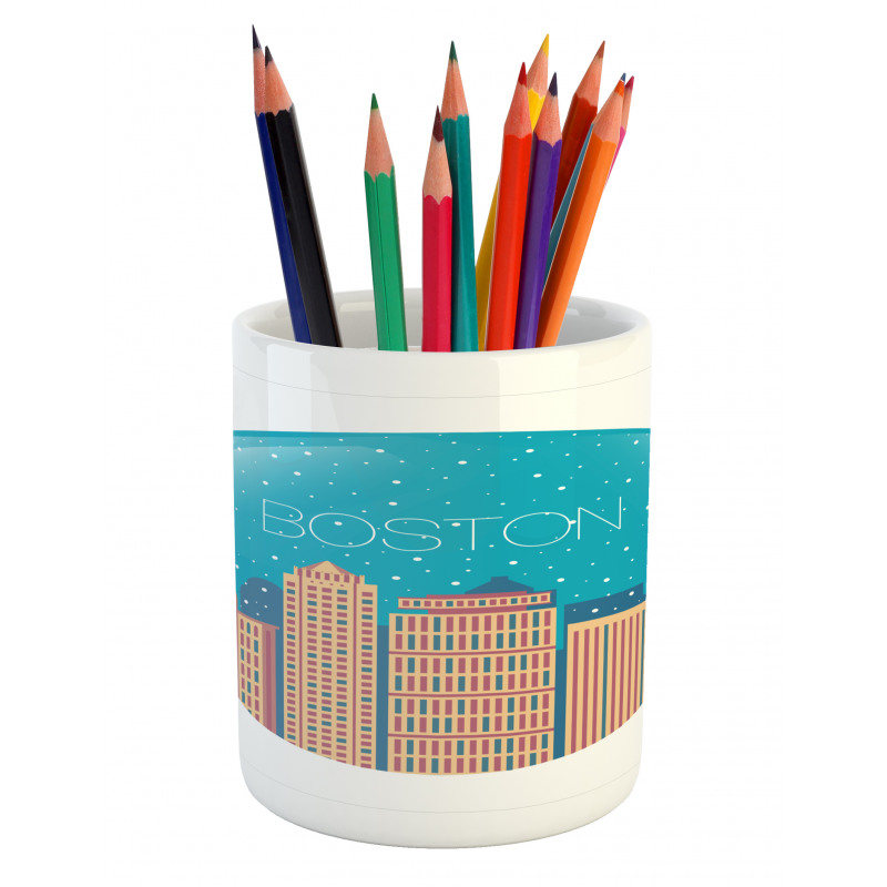 Snow Globe Inspiration Pencil Pen Holder