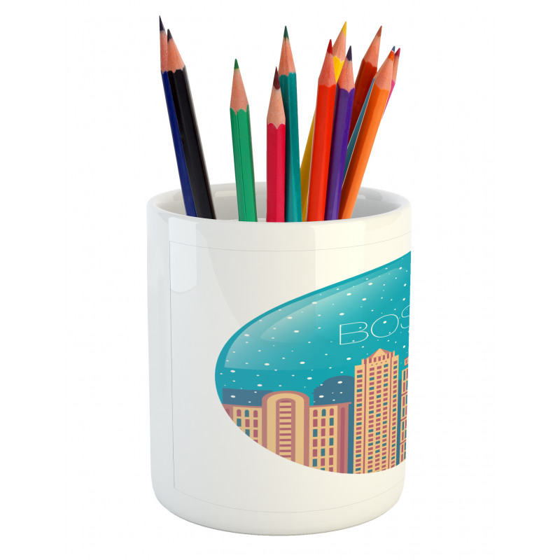 Snow Globe Inspiration Pencil Pen Holder