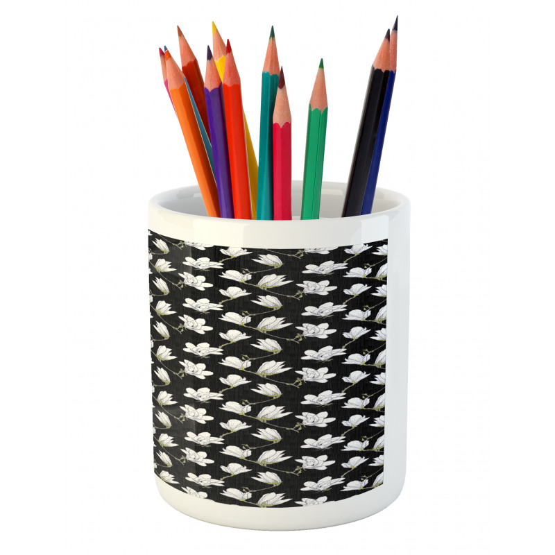 Countryside Flowers Pencil Pen Holder