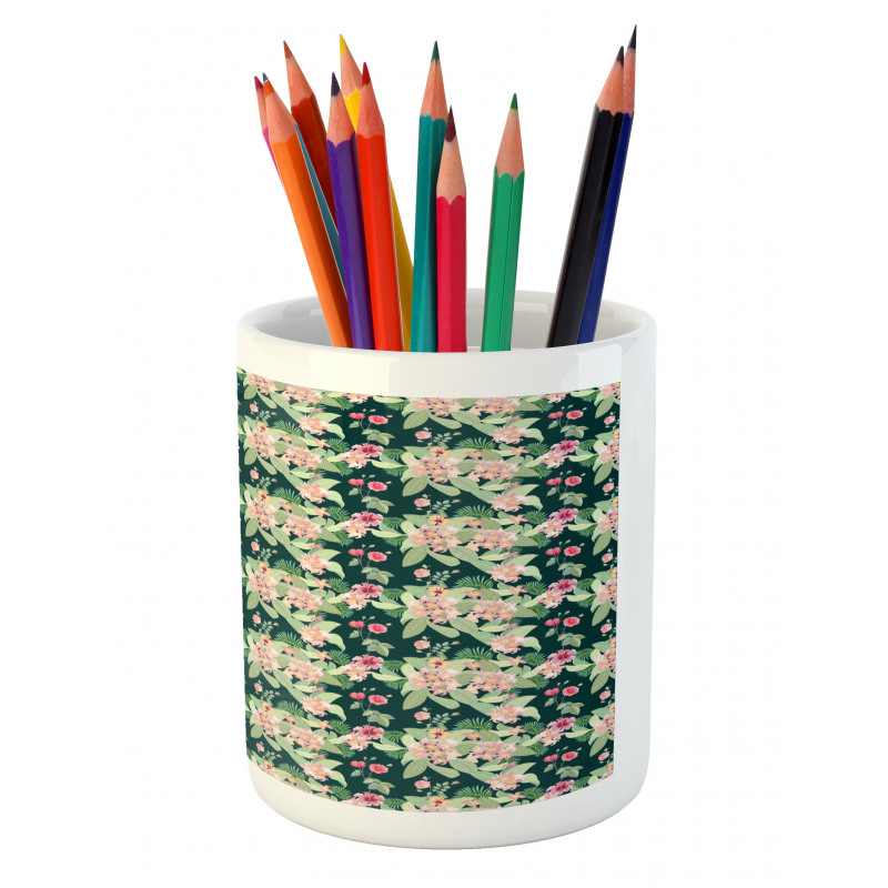 Garden Design Pencil Pen Holder