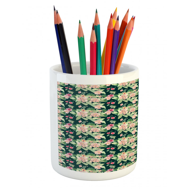 Garden Design Pencil Pen Holder