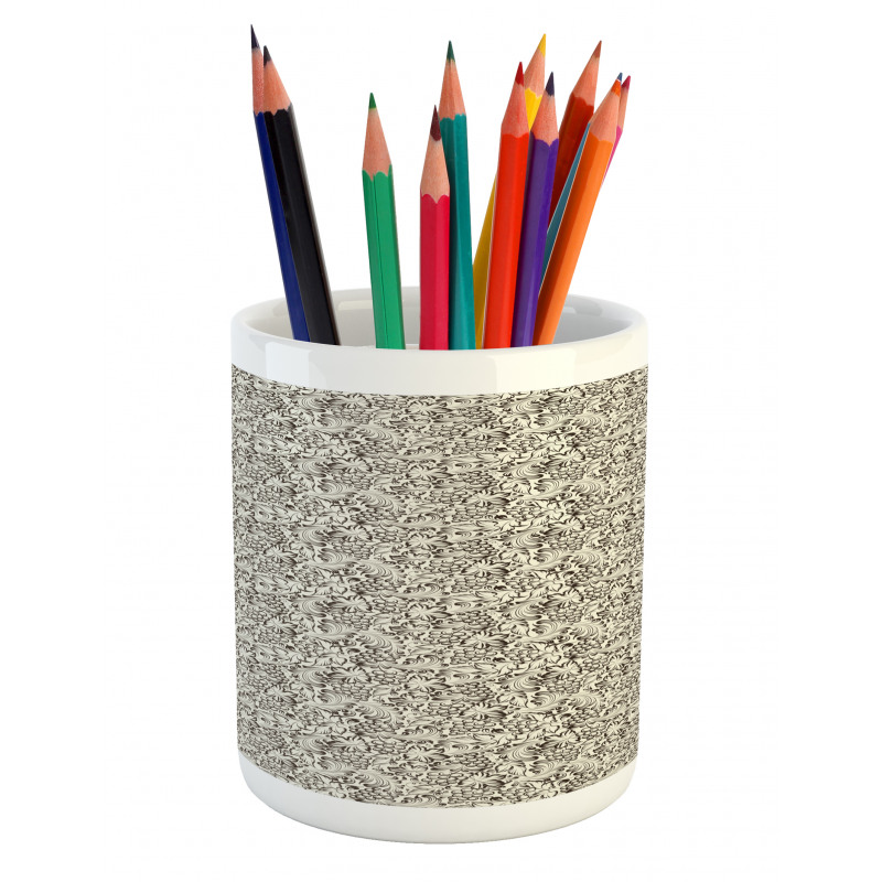 Bulky Leaves Pencil Pen Holder