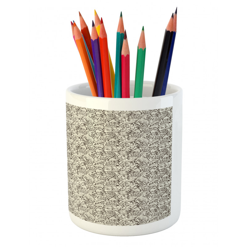 Bulky Leaves Pencil Pen Holder