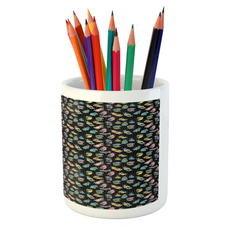 Doodle Goat Clothes Pencil Pen Holder