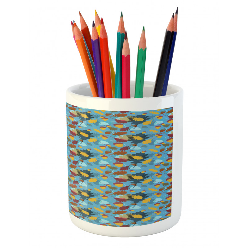 Abstract Overlapped Piece Pencil Pen Holder