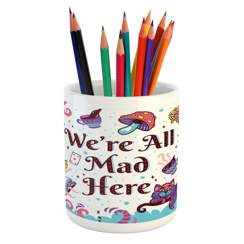 Alice in Wonderland Pencil Pen Holder