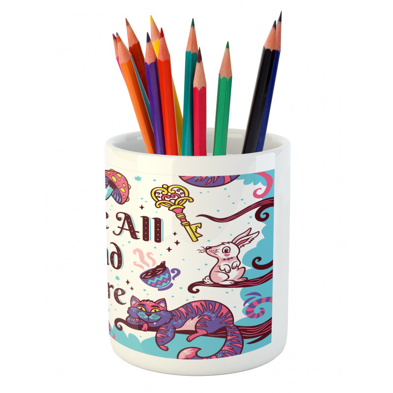 Alice in Wonderland Pencil Pen Holder