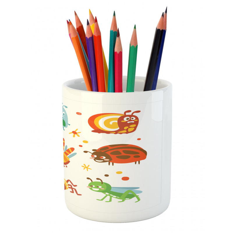 Butterfly Spider Bug Pencil Pen Holder