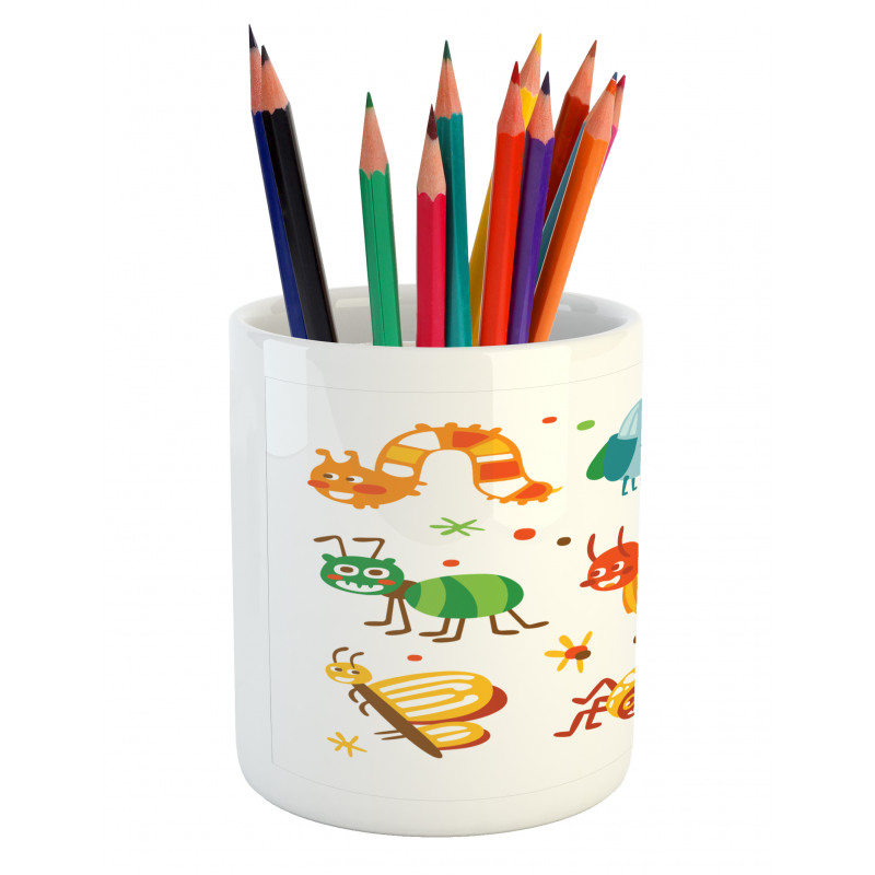 Butterfly Spider Bug Pencil Pen Holder