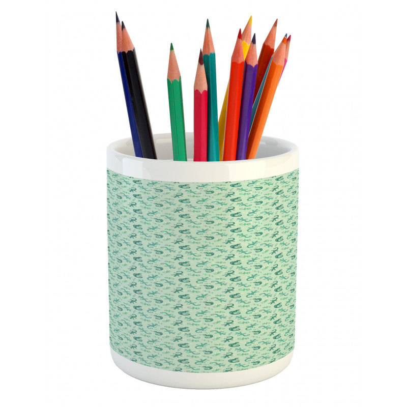 Lizards and Chameleons Pencil Pen Holder