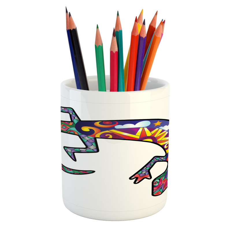 Lizards Pencil Pen Holder