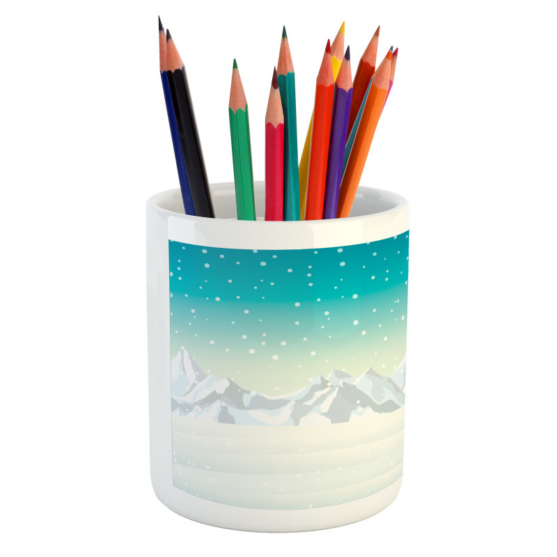 Arctic Animal Family Pencil Pen Holder