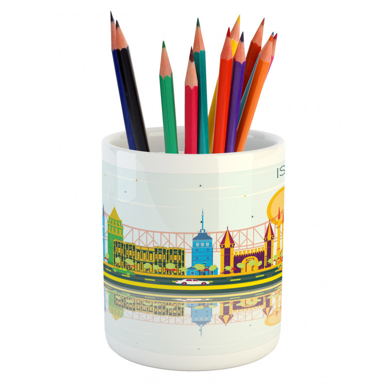 Cultural Landmarks Pencil Pen Holder