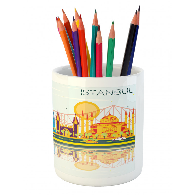 Cultural Landmarks Pencil Pen Holder