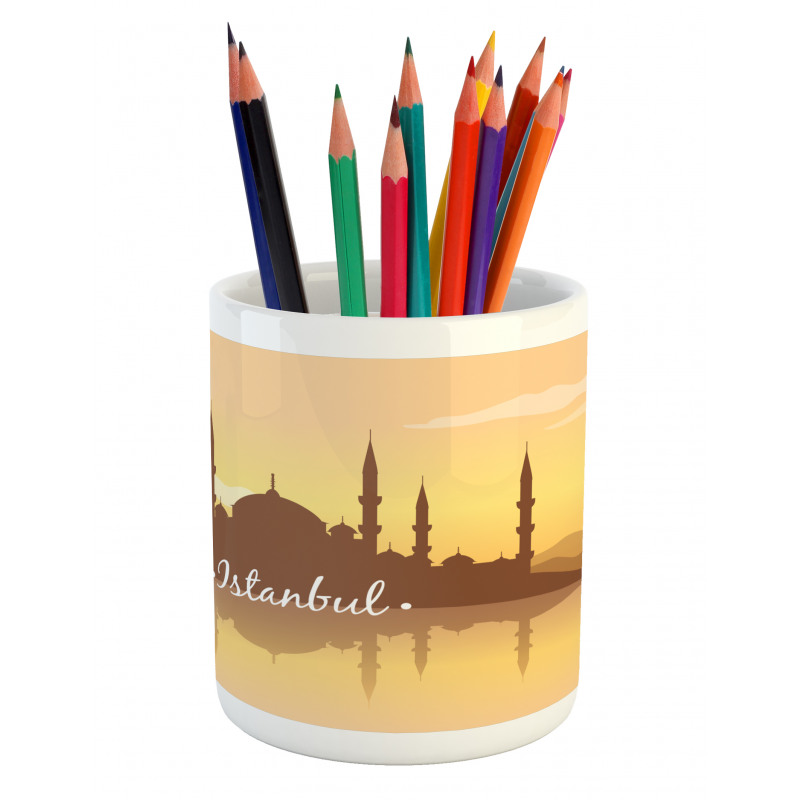 Panorama Sunset View Pencil Pen Holder