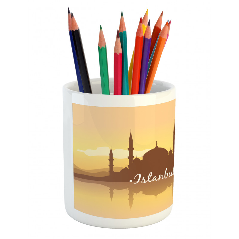 Panorama Sunset View Pencil Pen Holder