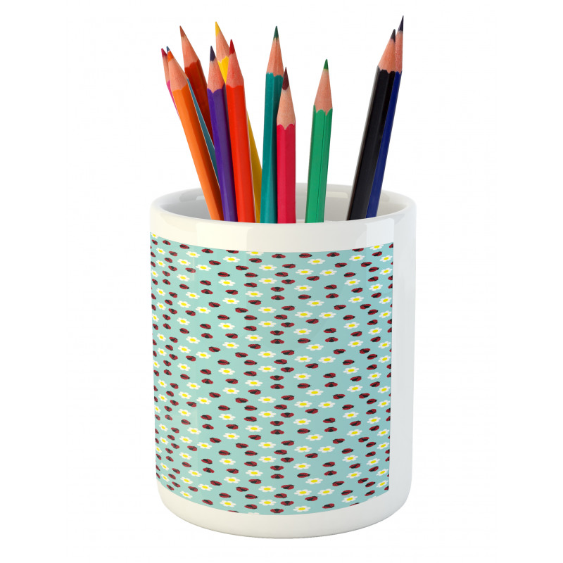 Daisy Blossom Spring Pencil Pen Holder