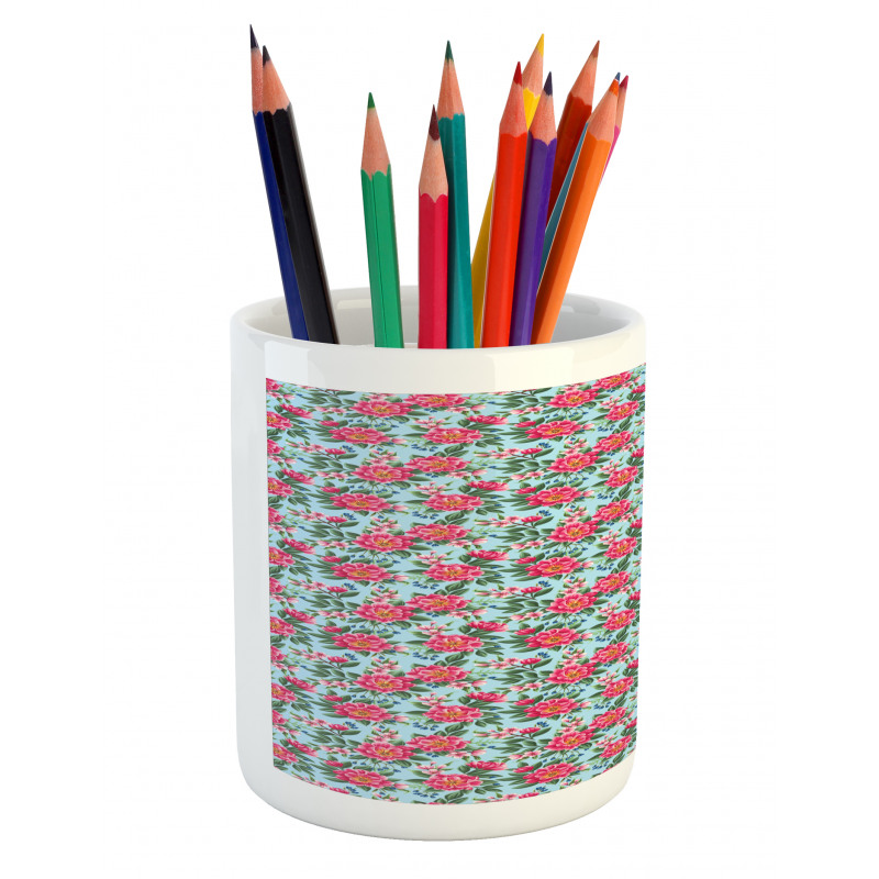 Spring Season Composition Pencil Pen Holder