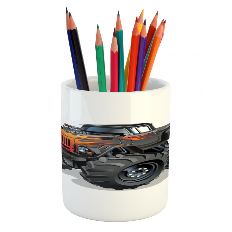 Cartoon Truck Pencil Pen Holder