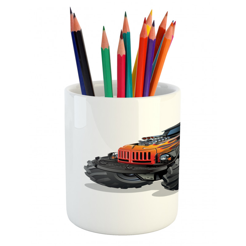 Cartoon Truck Pencil Pen Holder