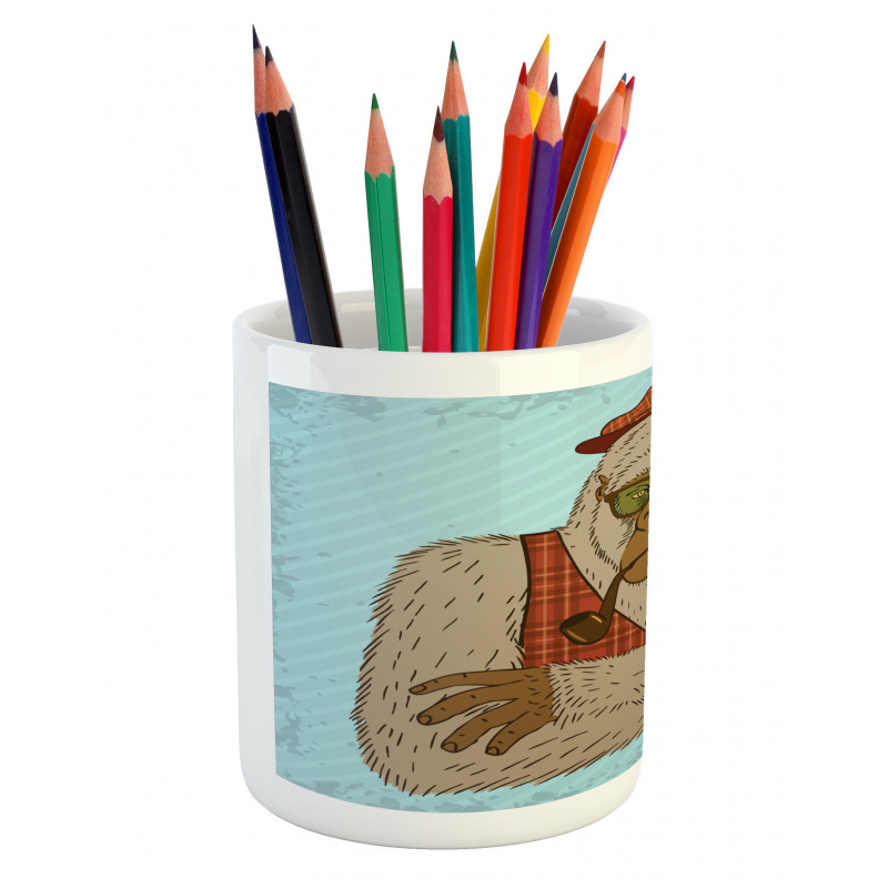 Melancholic Yeti Pipe Pencil Pen Holder