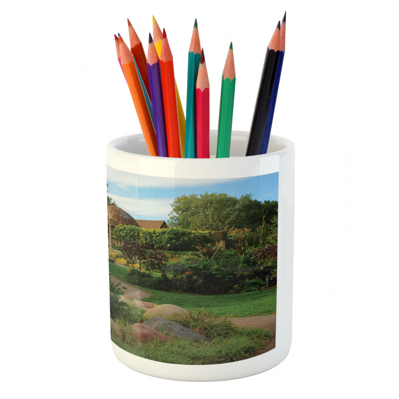 Gazebo Sunken Gardens Pencil Pen Holder